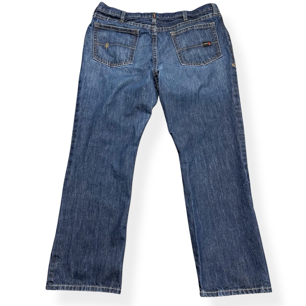 Ariat Work FR Men's Low Rise M4 Boot Cut Jeans 42x32 Flame Resistant HRC2 2112 - Picture 14 of 16